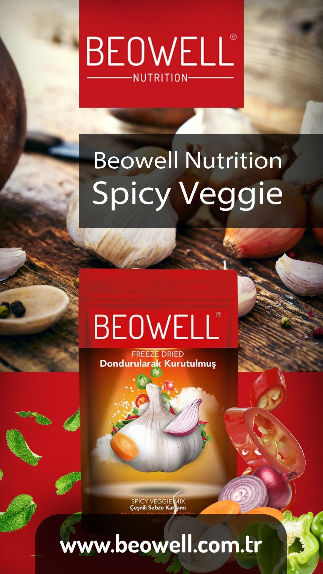 Beowell Nutrition Spicy Veggie 